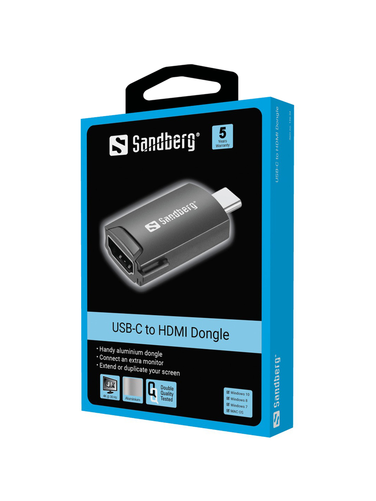 Sandberg 136-34 USB-C to HDMI Dongle