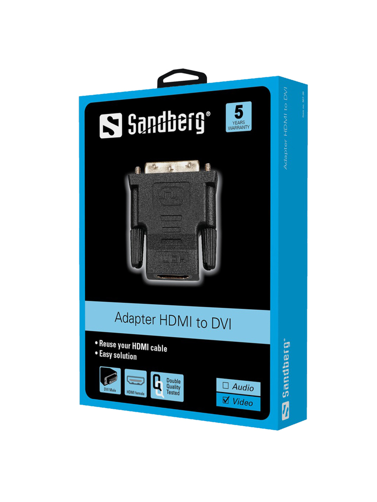 Sandberg 507-39 Adapter DVI-M - HDMI-F