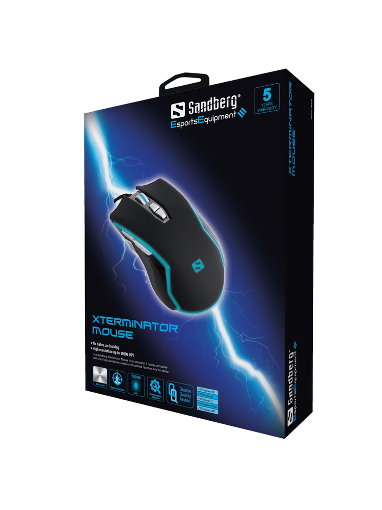 Sandberg 640-08 Xterminator Mouse 10000 DPI