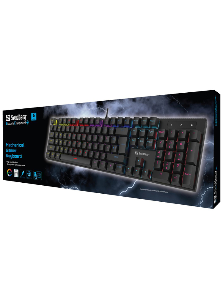 Sandberg 640-30 Mechanical Gamer Keyboard UK