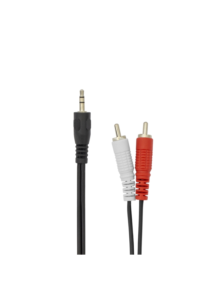 Sbox 3.5-2RCA-M/M-2/R 3.5mm M.->2 X RCA M, 2M