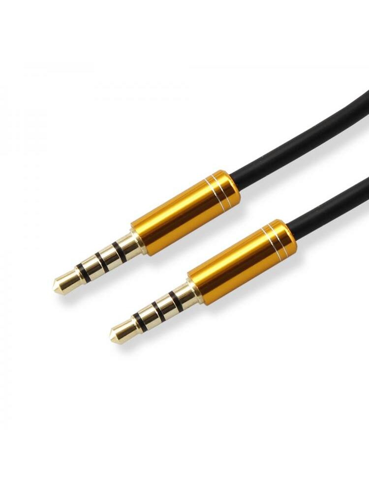 Sbox 3535-1.5G AUX Cable 3.5mm to 3.5mm Golden Kiwi Gold