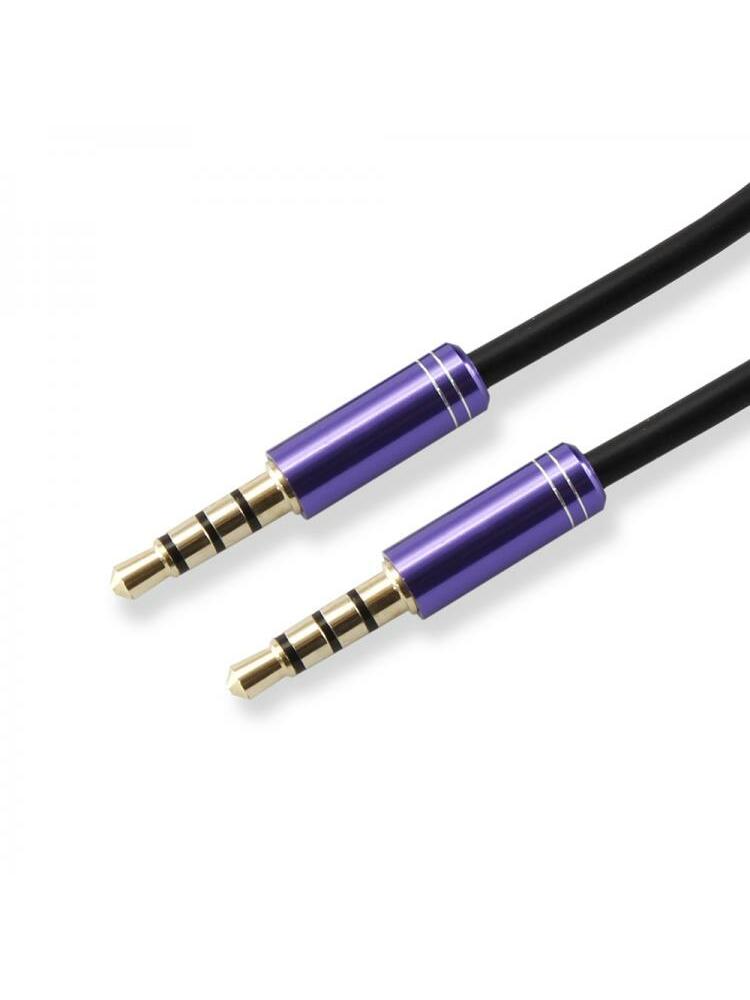 Sbox 3535-1.5U AUX Cable 3.5mm To 3.5mm Plum Purple