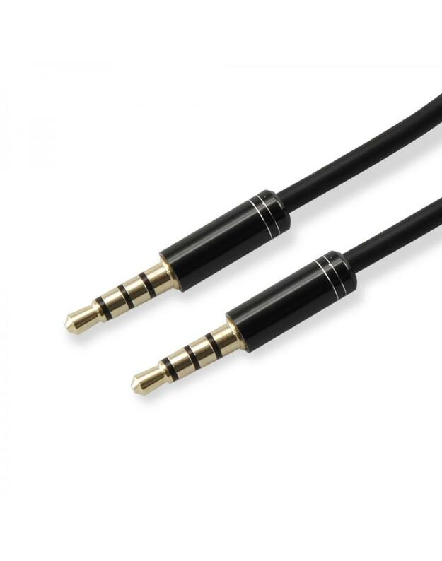 Sbox AUX Cable 3.5mm to 3.5mm blackberry black 3535-1.5B