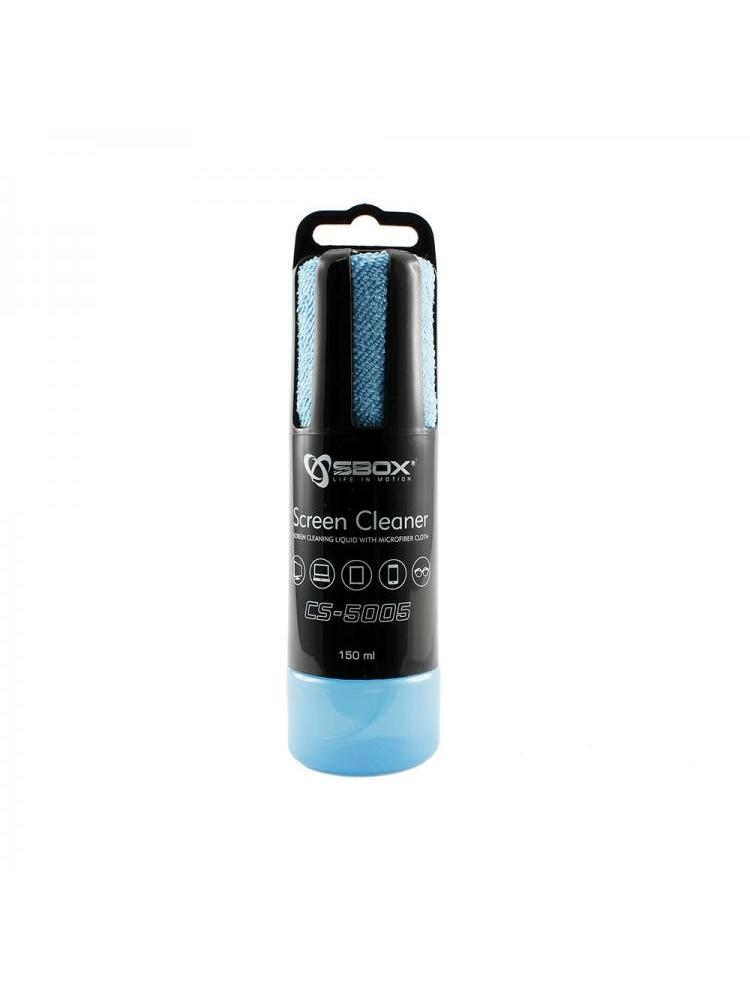 Sbox CS-5005B Screen Cleaner 150ml Blue