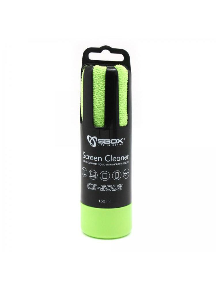 Sbox CS-5005G Screen Cleaner 150ml Green