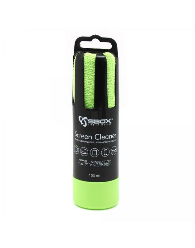 Sbox CS-5005G Screen Cleaner 150ml Green