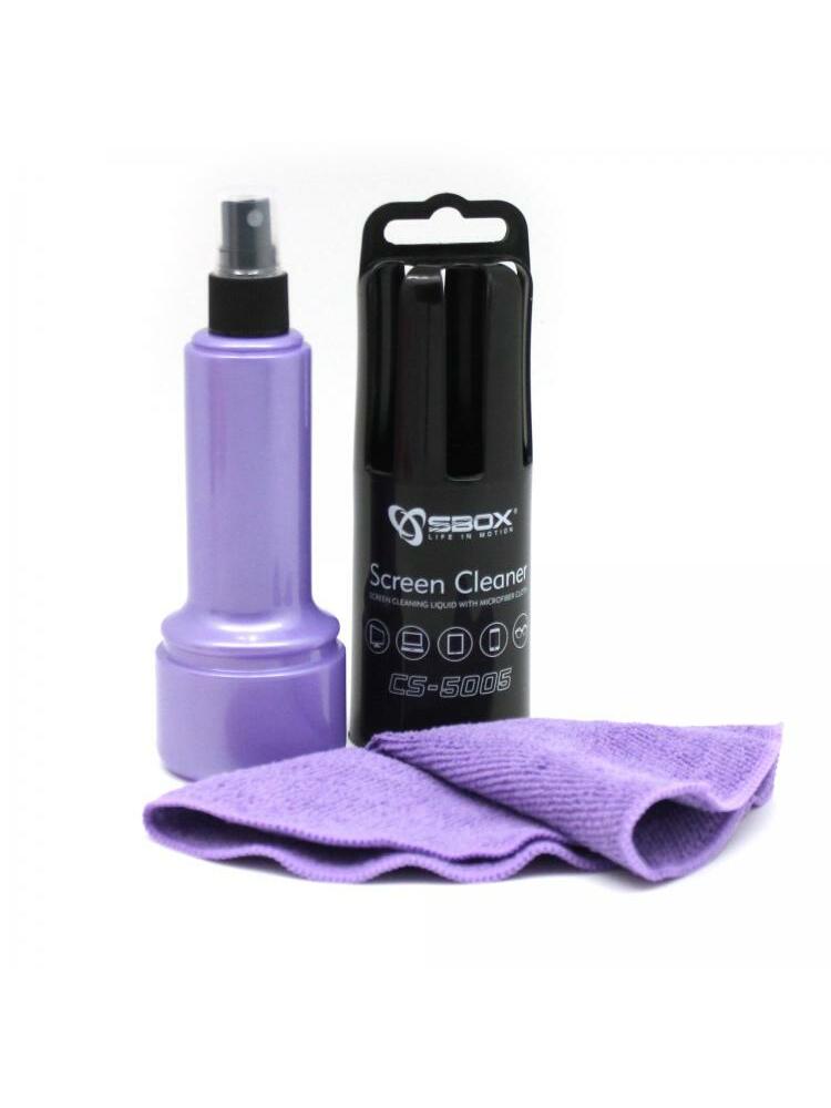 Sbox CS-5005U Screen Cleaner 150ml  purple