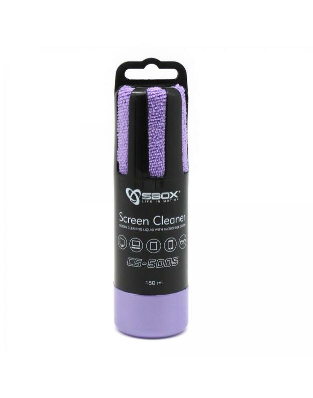 Sbox CS-5005U Screen Cleaner 150ml  purple