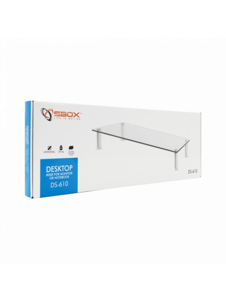 Sbox DS-610 Desktop Riser for Monitor or Notebook