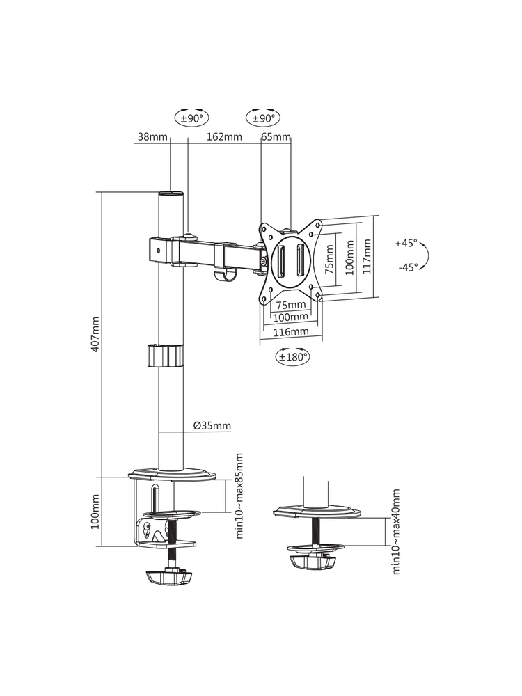 Sbox LCD-351/1-2 (17-32/9kg/100x100)