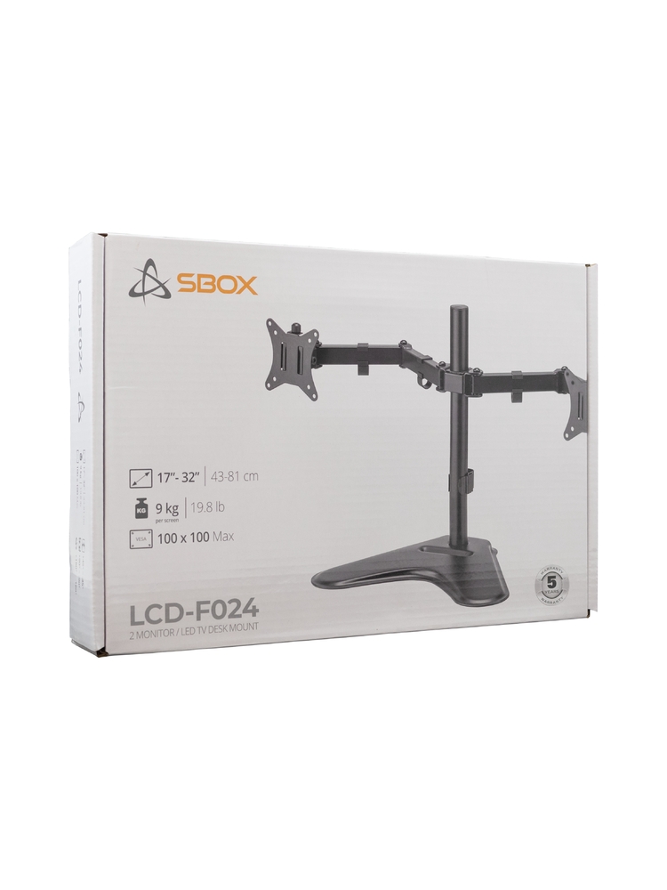 Sbox LCD-F024-2 (13-32/2x8kg/100x100)