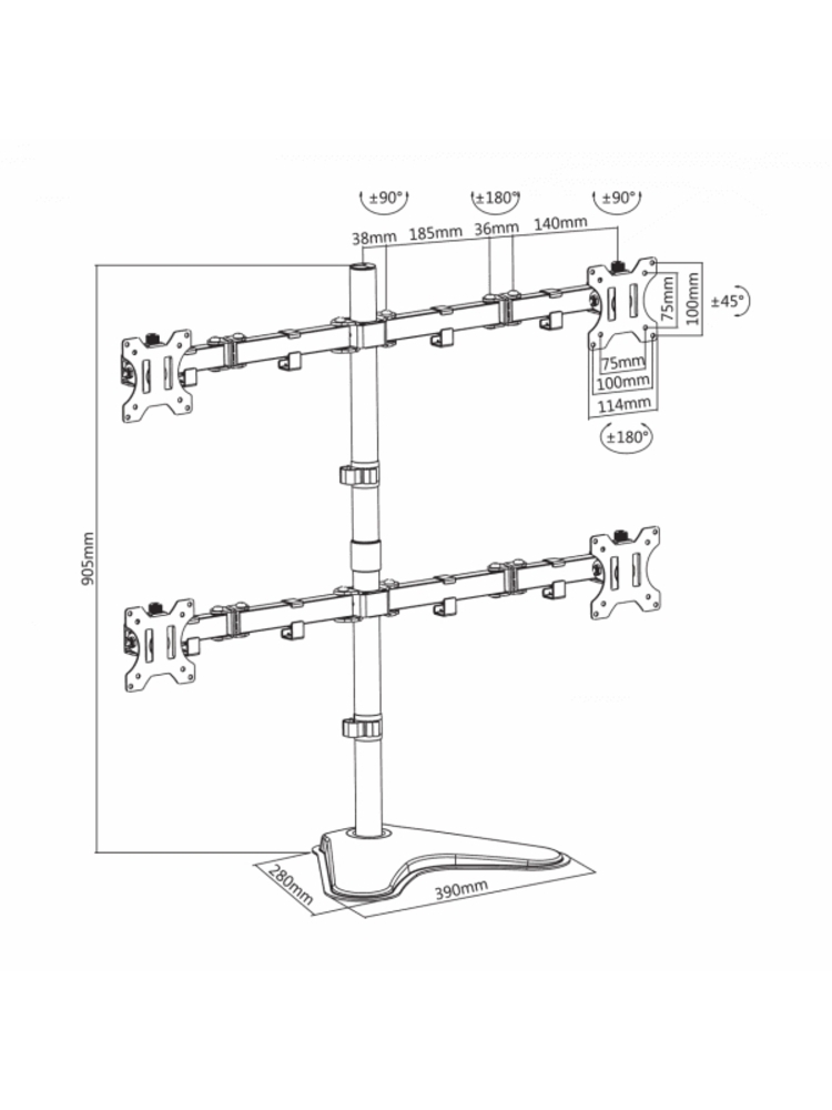 Sbox LCD-F048 (13-32/4x8kg/100x100)