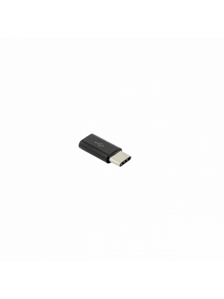 Sbox Micro USB 2.0 F. -> TYPE C M. black AD.USB-C B