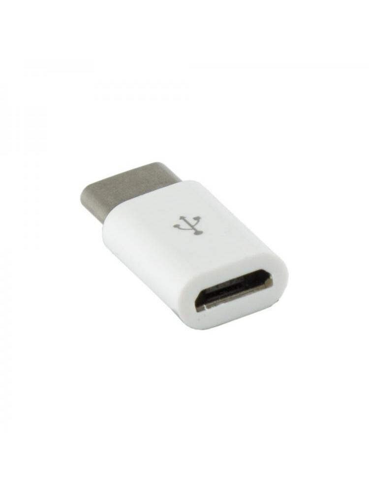 Sbox Micro USB 2.0 F. -> TYPE C M. white AD.USB-C W