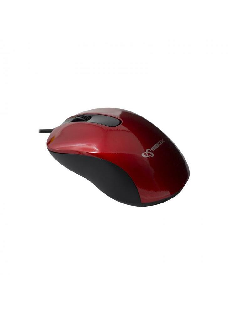 Sbox Optical Mouse M-901 Red