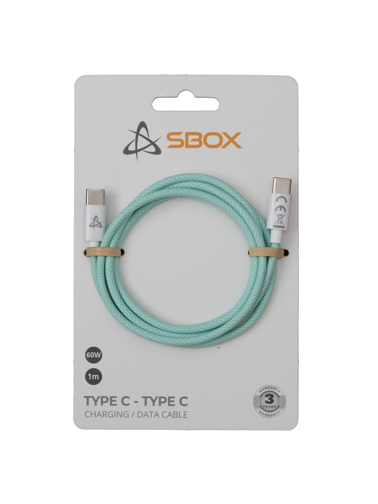 Sbox Type C - Type C M/M 1m green TYPEC-1-G