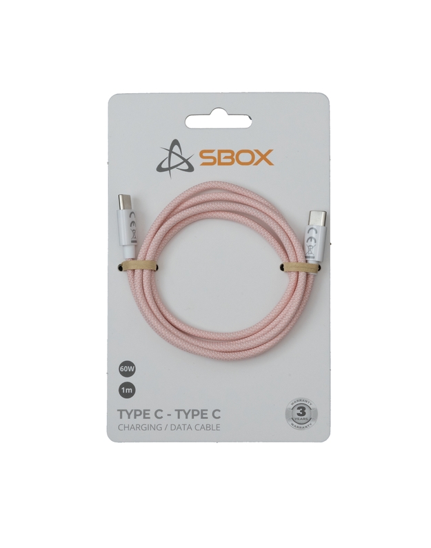 Sbox Type C - Type C M/M 1m pink TYPEC-1-P