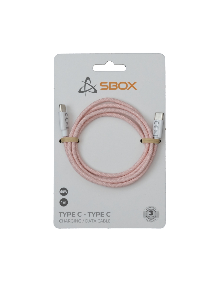 Sbox Type C - Type C M/M 1m pink TYPEC-1-P