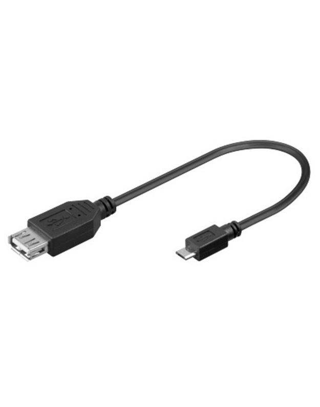 Sbox USB A F.->MICRO USB M. 0.1M USB F-MICRO M