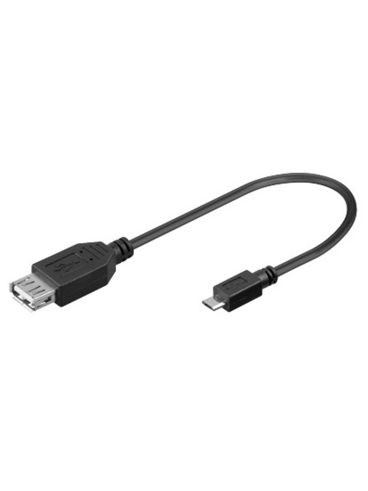 Sbox USB A F.->MICRO USB M. 0.1M USB F-MICRO M