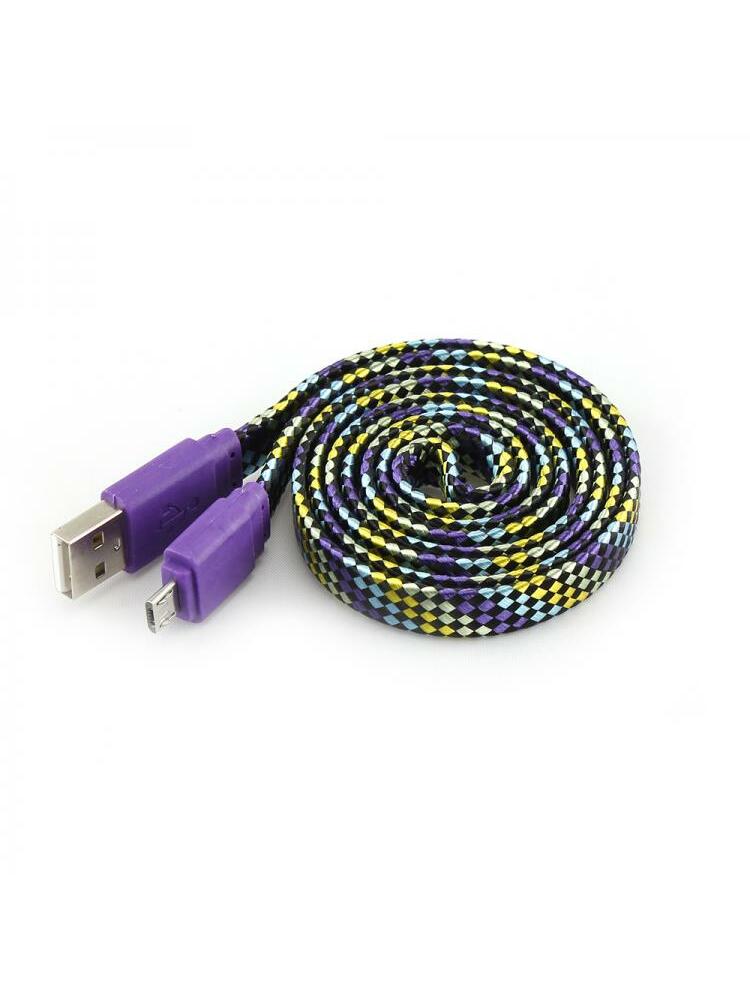 Sbox USB->Micro USB 2.0 M/M 1m colorfull blister purple
