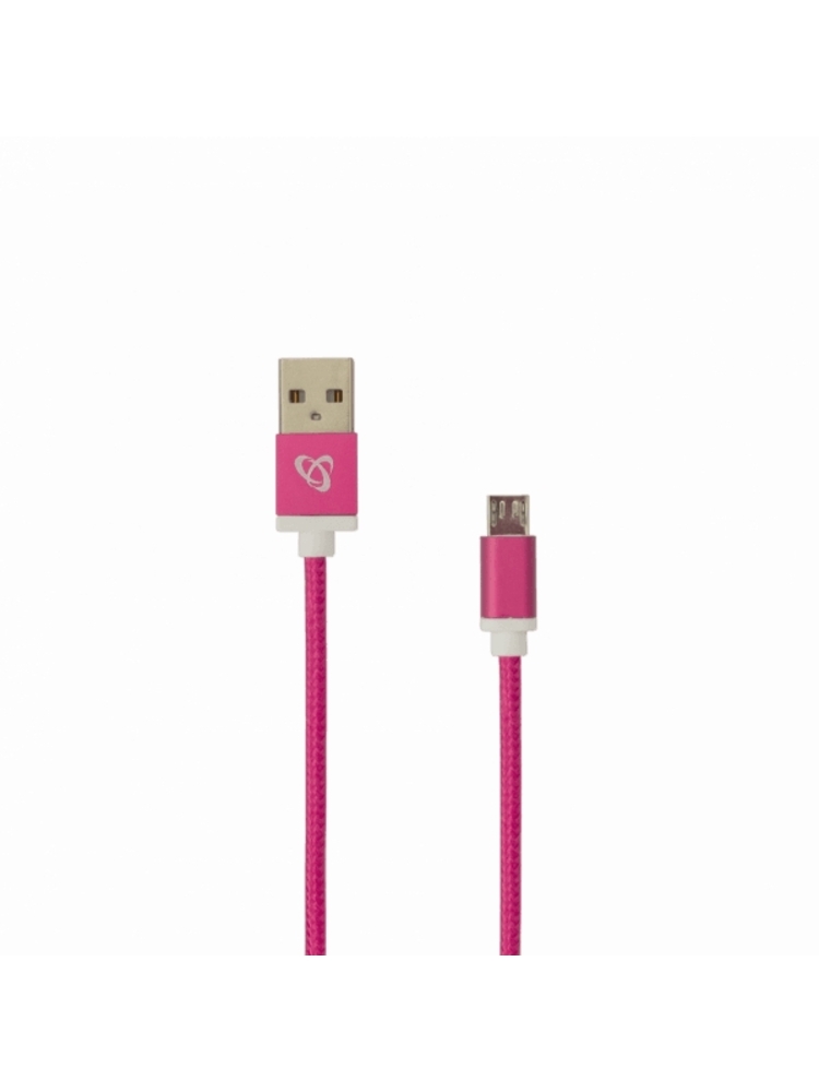 Sbox USB->Micro USB M/M 1.5m USB-10315P pitaya pink