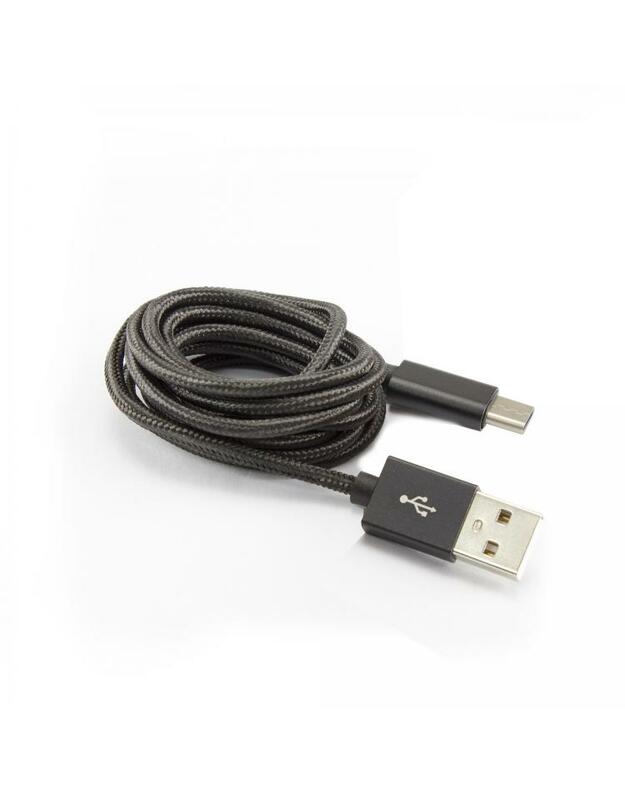 Sbox USB->Type C M/M 1.5m USB-TYPEC-15B fruity black