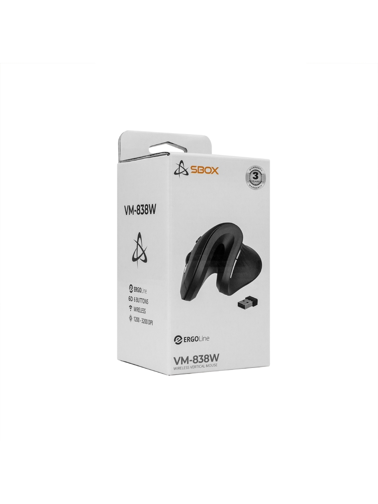 Sbox VM-838W Vertical Wireless Black