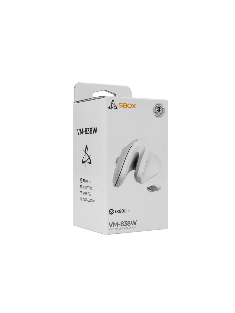 Sbox VM-838W Vertical Wireless White