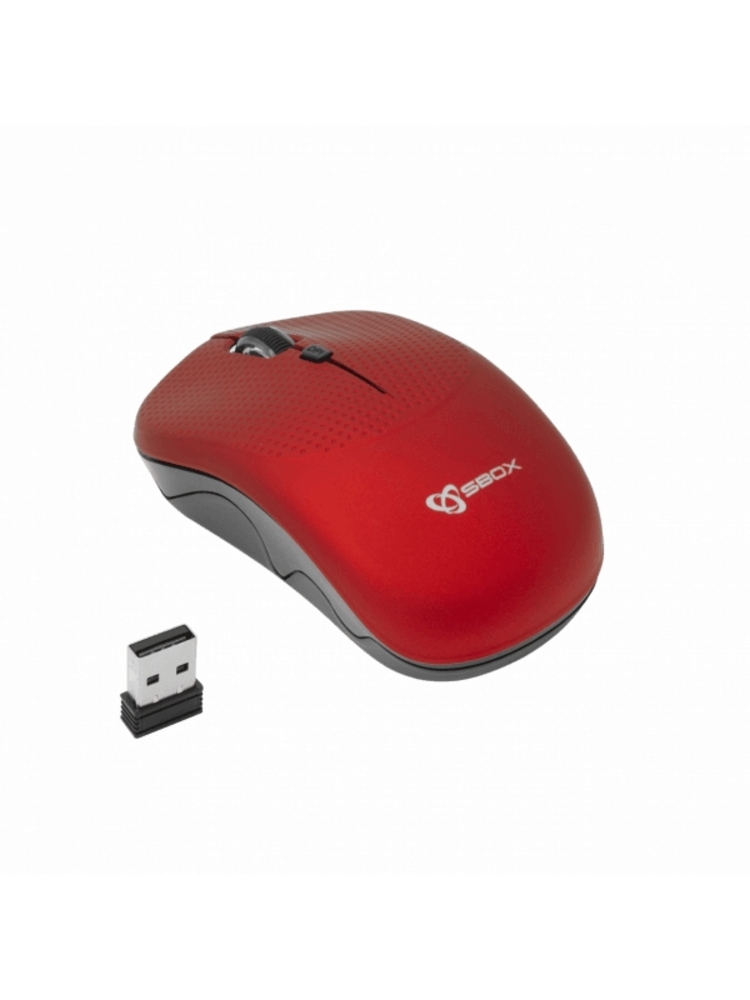 Sbox WM-106 Wireless Optical Mouse Red