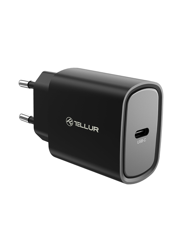 Tellur 20W USB-C PD wall charger black