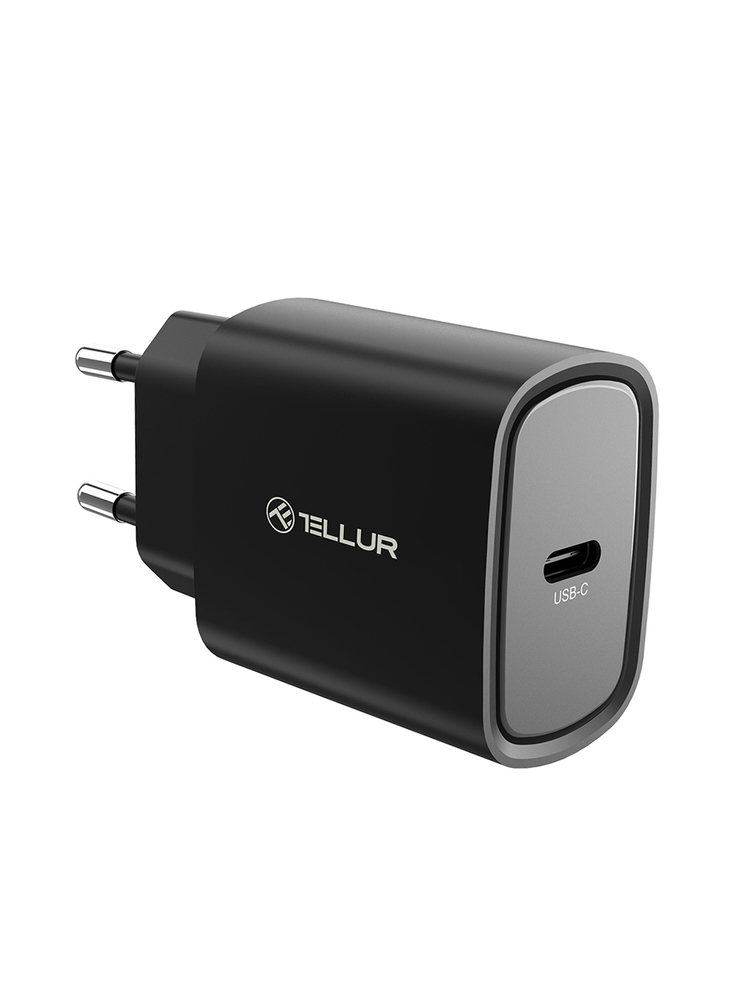 Tellur 20W USB-C PD wall charger black