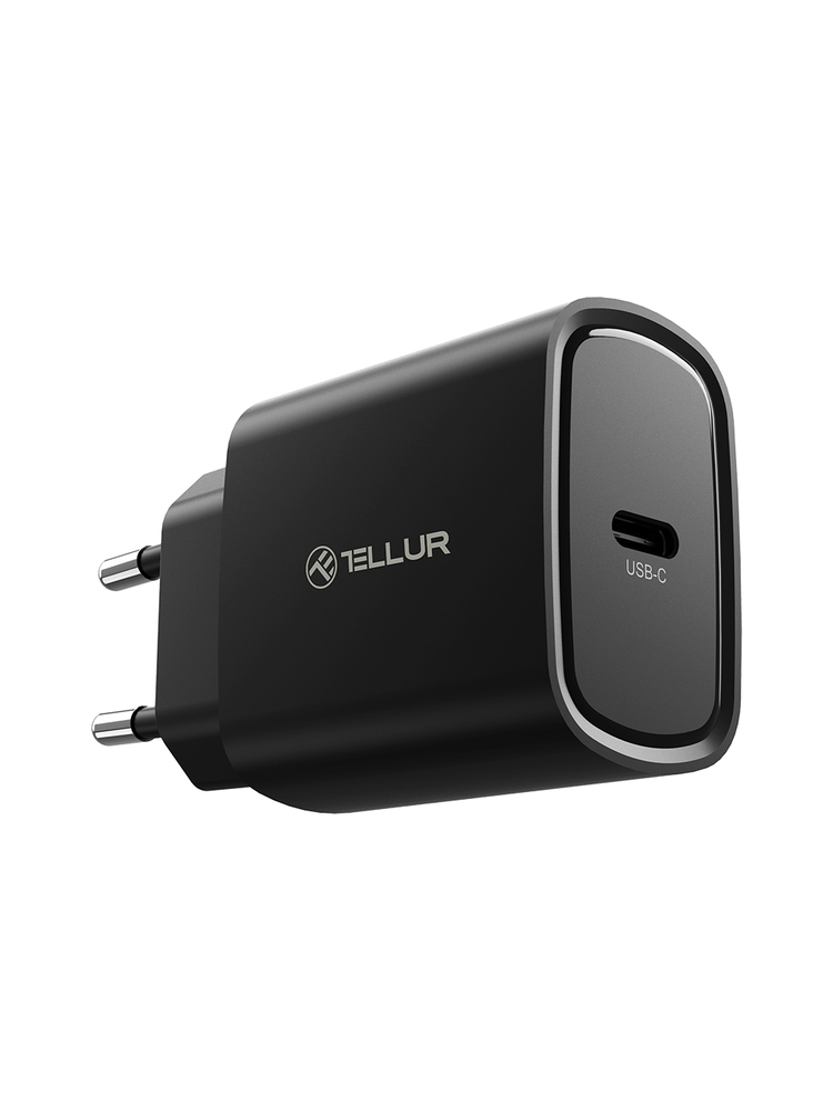 Tellur 20W USB-C PD wall charger black