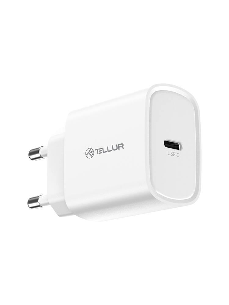 Tellur 20W USB-C PD wall charger white