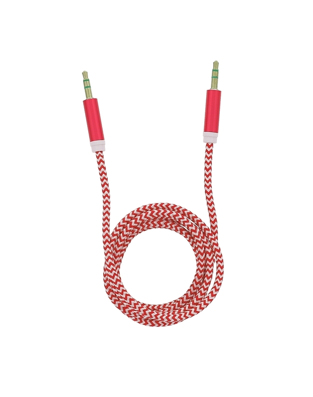 Tellur Basic Audio Cable aux 3.5mm Jack 1m Red