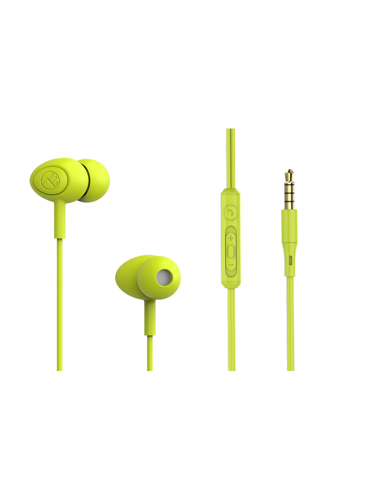 Tellur Basic Gamma wired in-ear headphones green