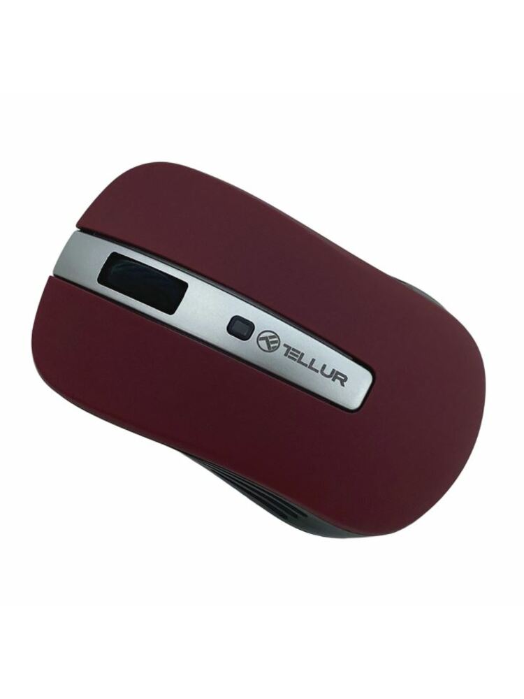 Tellur Basic Wireless Mouse, LED dark red