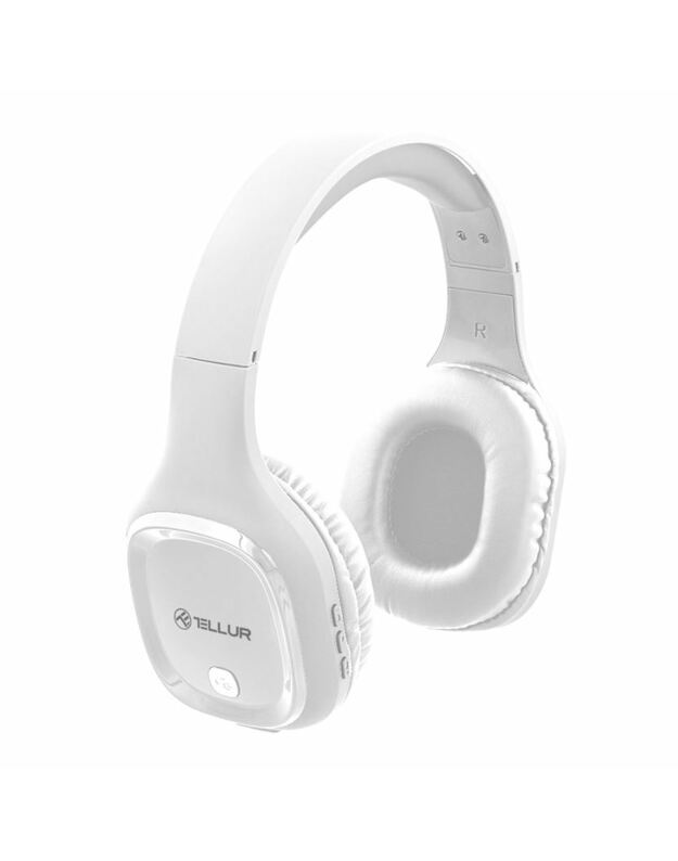 Tellur Bluetooth Over-Ear Headphones Pulse white