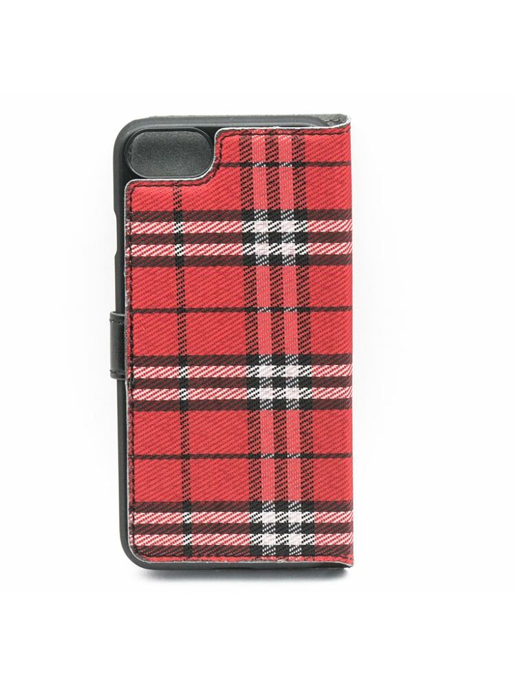 Tellur Book case Bimaterial for iPhone 7 black/red