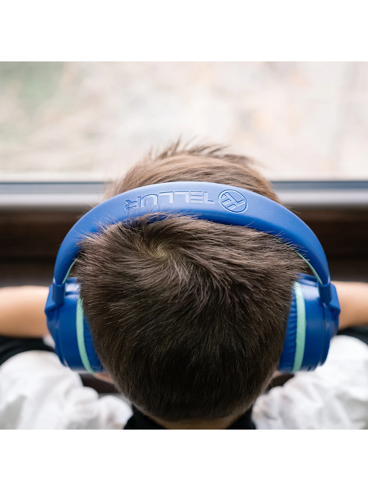 Tellur Buddy Bluetooth Over-Ear Headphones Blue