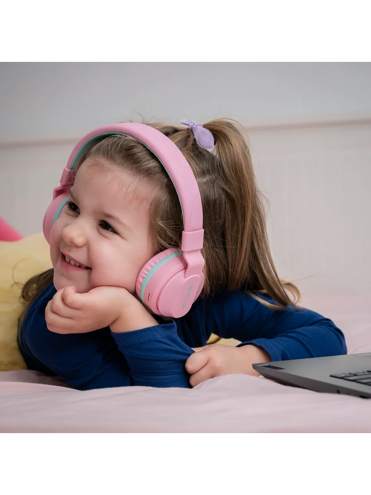 Tellur Buddy Bluetooth Over-Ear Headphones Pink
