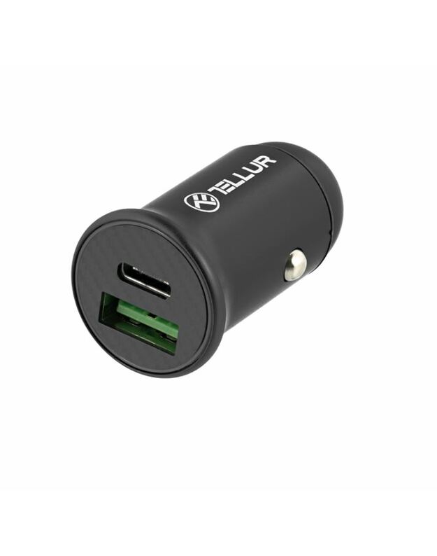 Tellur Car Charger PD60W QC30W FCC7 black