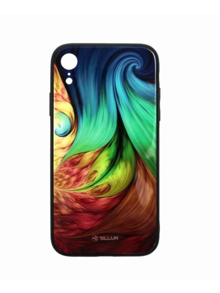 Tellur Cover Glass print for iPhone XR mesmeric