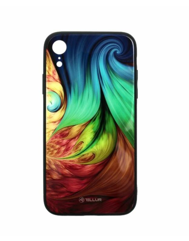 Tellur Cover Glass print for iPhone XR mesmeric