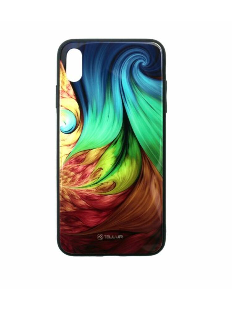 Tellur Cover Glass print for iPhone XS MAX mesmeric