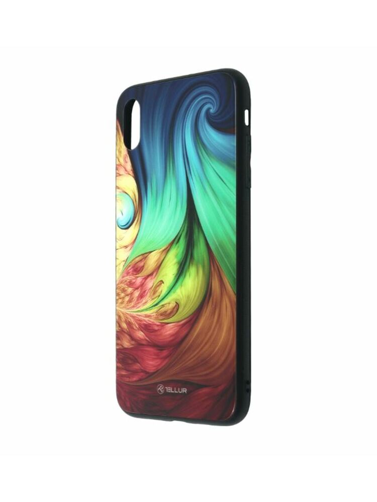 Tellur Cover Glass print for iPhone XS MAX mesmeric
