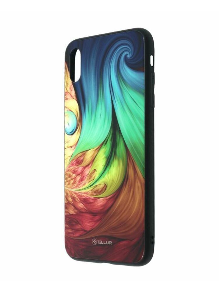 Tellur Cover Glass print for iPhone XS mesmeric