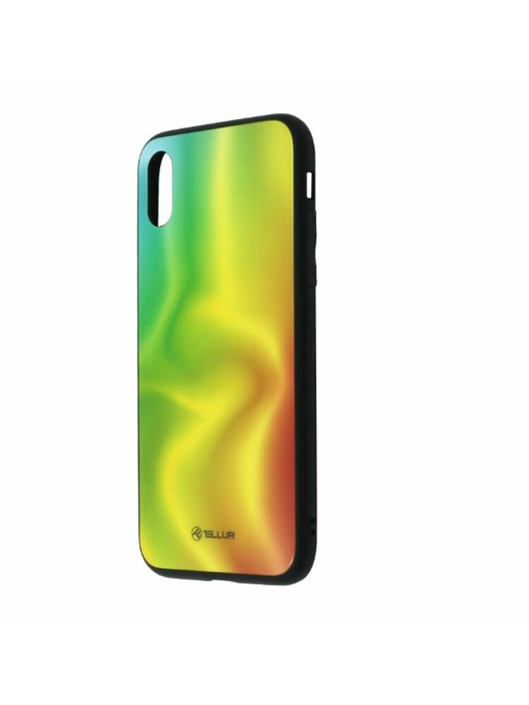 Tellur Cover Glass print for iPhone XS silk