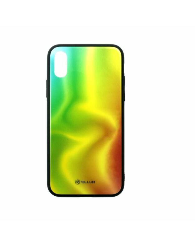 Tellur Cover Glass print for iPhone XS silk